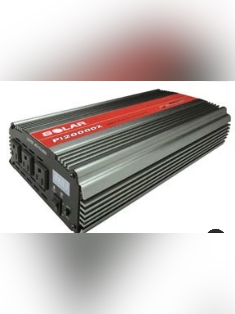 Car Power Inverter 2000W - Red/Silver - Picture 2 of 10
